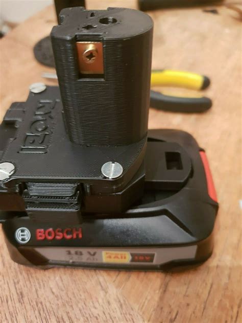 <b>Bosch</b> <b>18V</b> to Walter <b>18V</b> <b>Battery</b> <b>Adapter</b> (Polypropylene) $90. . Bosch 18v battery adapter diy to professional